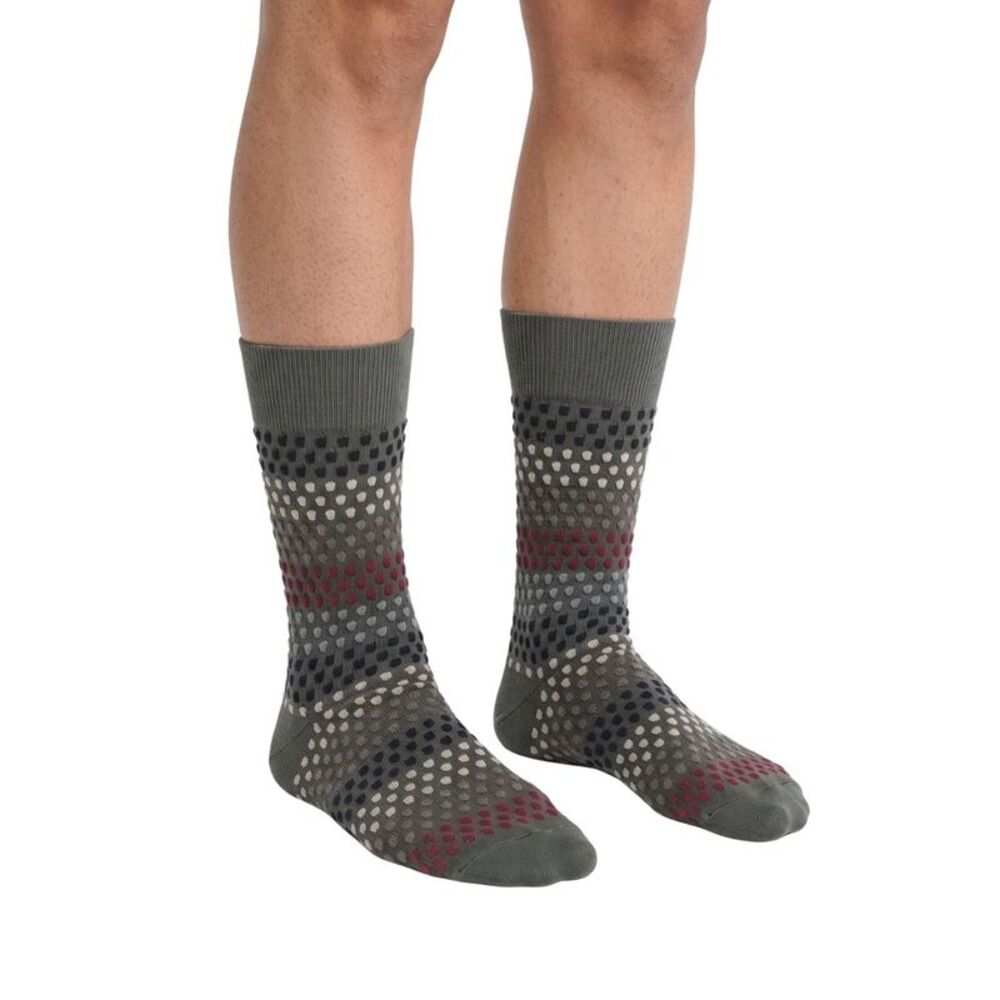 Missoni Grey Mens Pattern Crew Socks-L